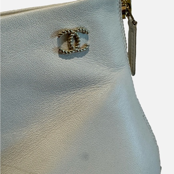 Chanel White Heels Ankle Boots - Picture 7 of 9